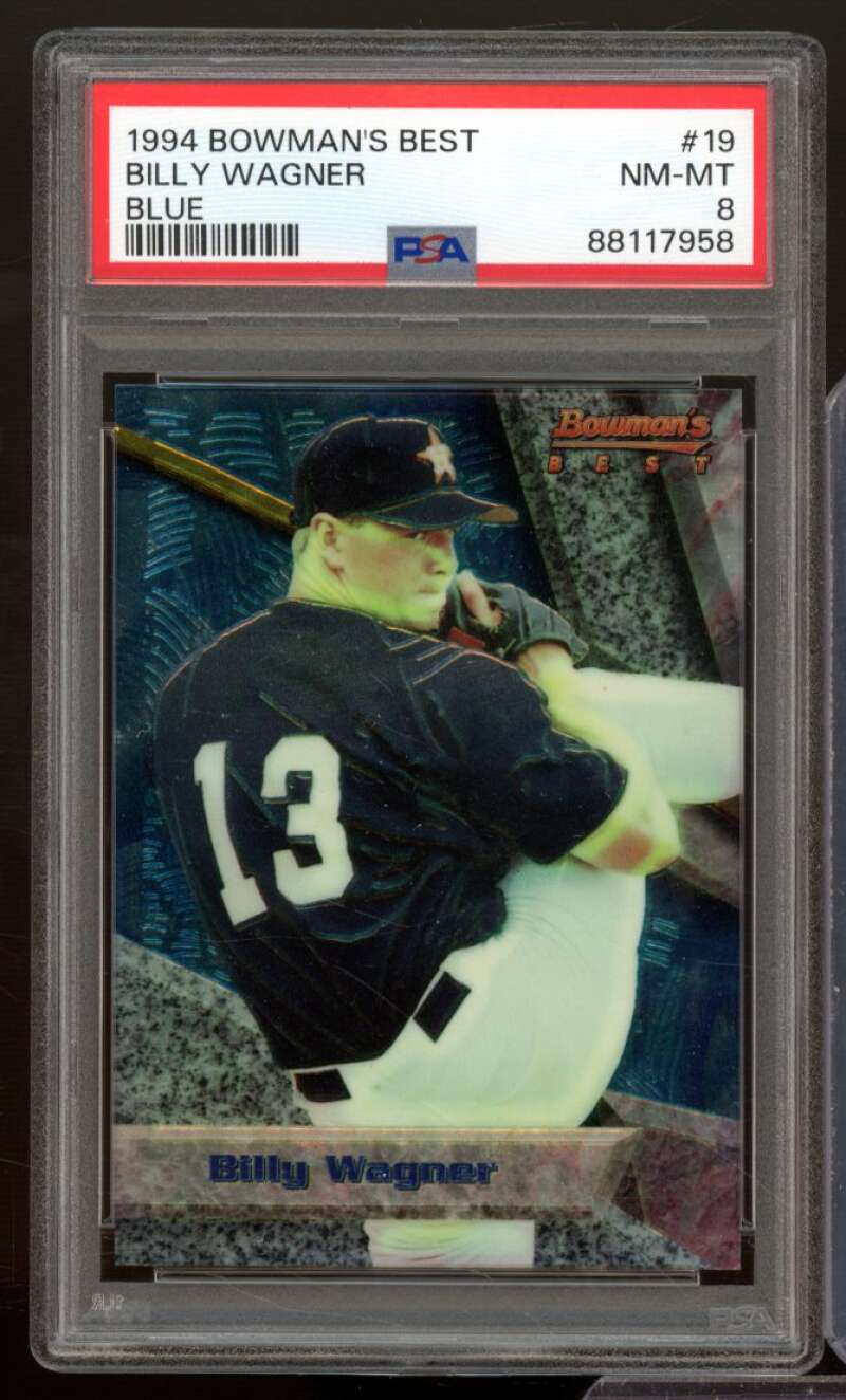 Billy Wagner Card 1994 Bowman's Best #19 PSA 8 Image 1