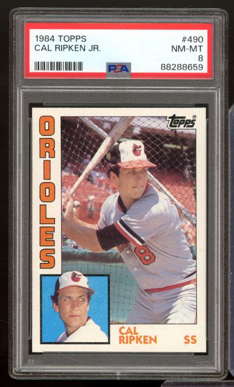 Cal Ripken Jr. Card 1984 Topps #490 PSA 8 Image 1