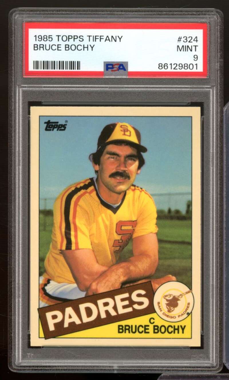 Bruce Bochy Card 1985 Topps Tiffany #324 PSA 9 Image 1