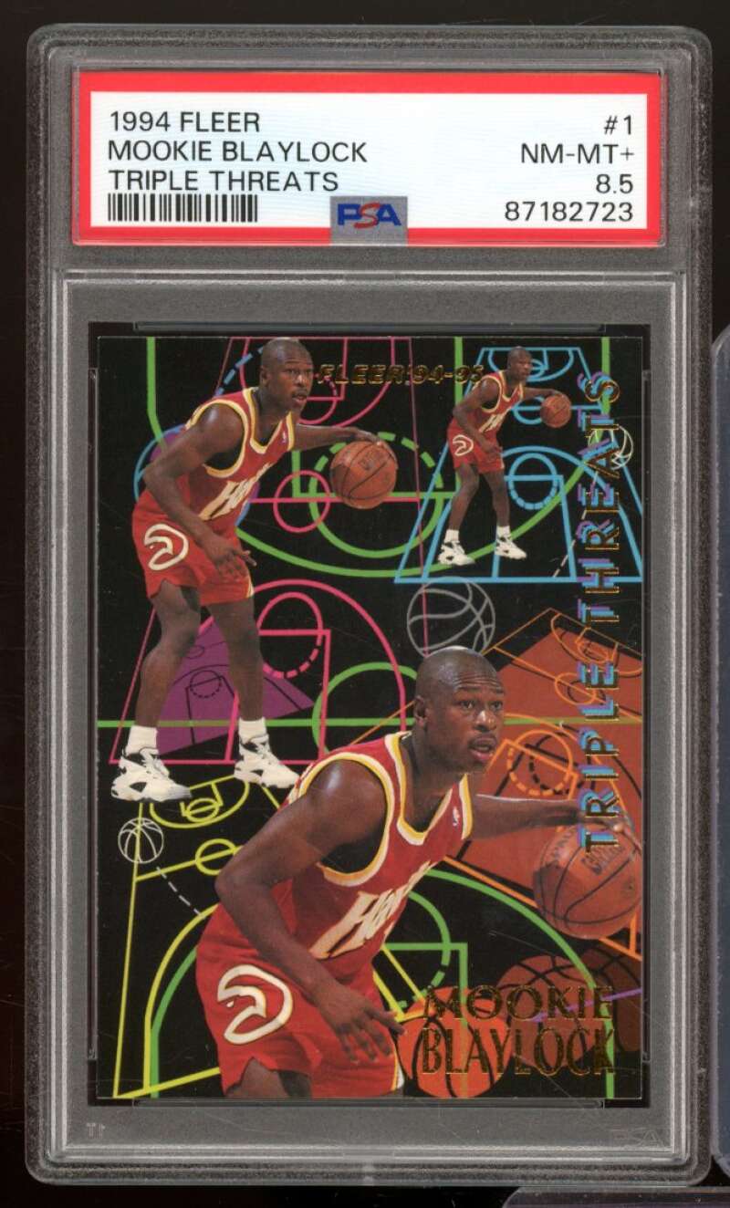 Mookie Blaylock Card 1994-95 Fleer #1 PSA 8.5 Image 1