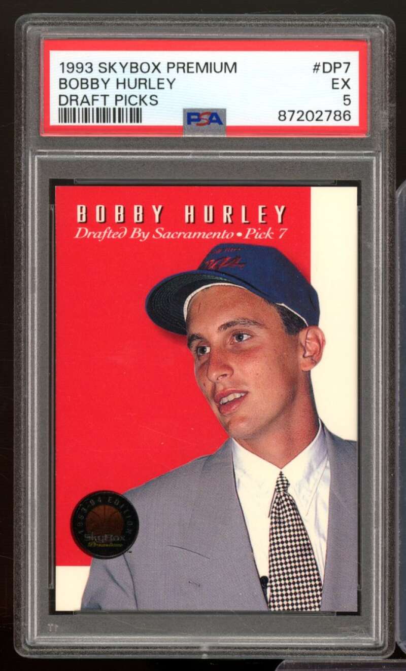 Bobby Hurley Rookie Card 1993-94 SkyBox Premium #DP7 PSA 5 Image 1