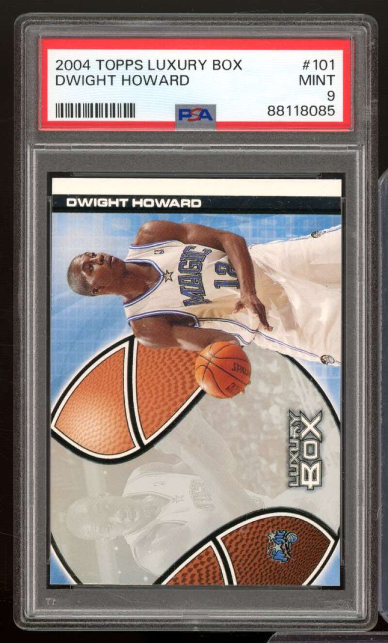 Dwight Howard Rookie Card 2004-05 Topps Luxury Box #101 PSA 9 Image 1