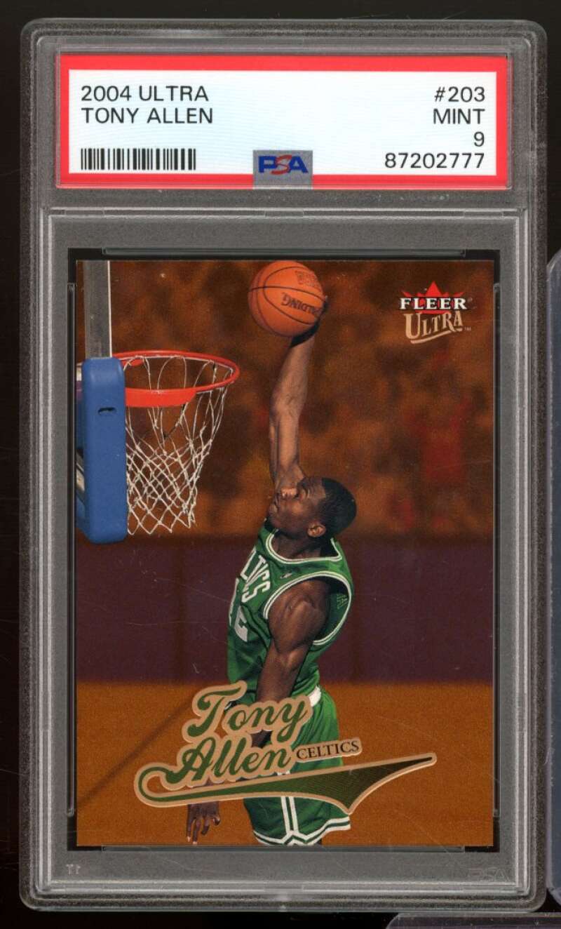 Tony Allen Rookie Card 2004-05 Ultra #203 PSA 9 Image 1