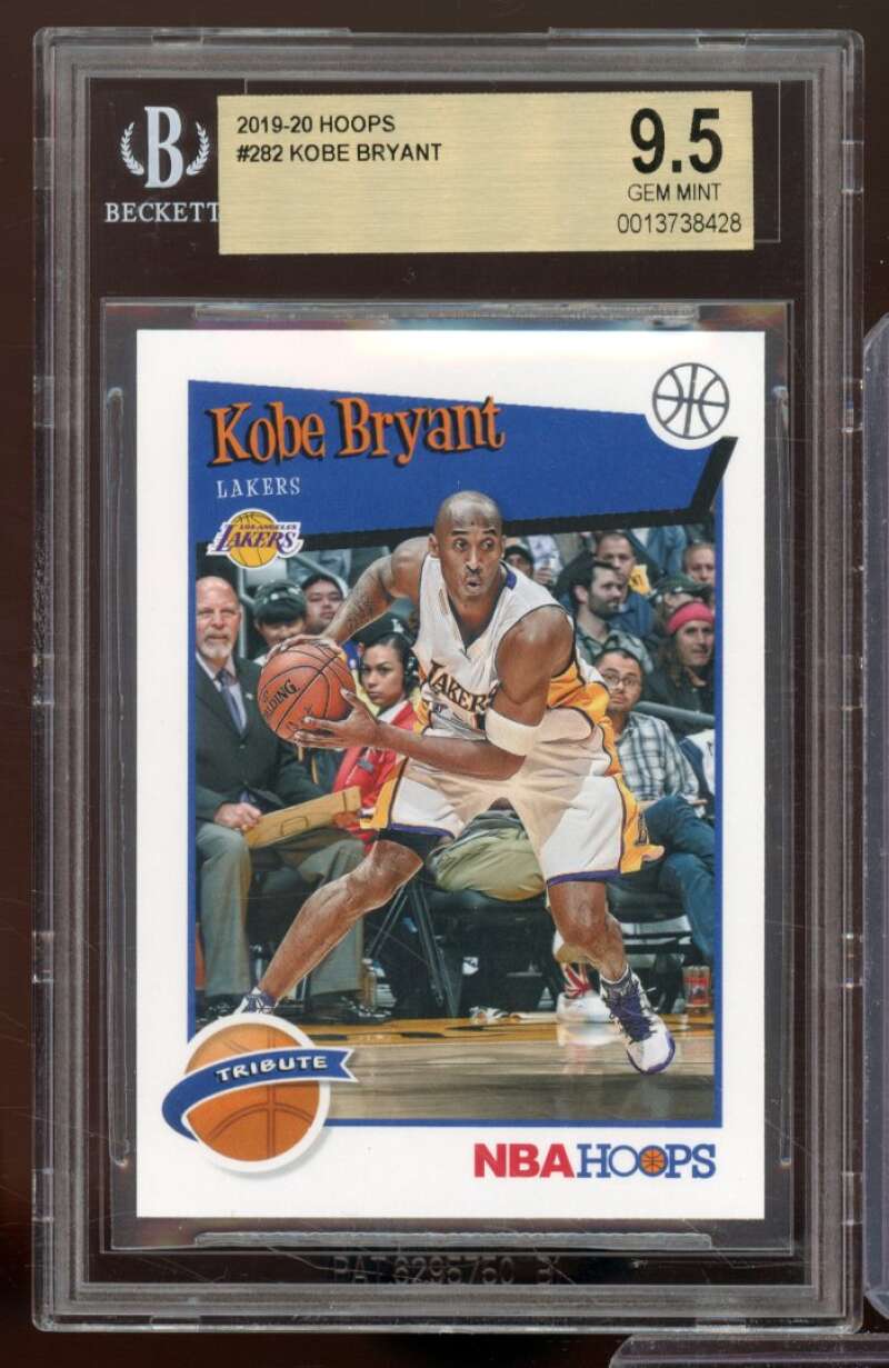 Kobe Bryant Card 2019-20 Hoops #282 BGS 9.5 Image 1