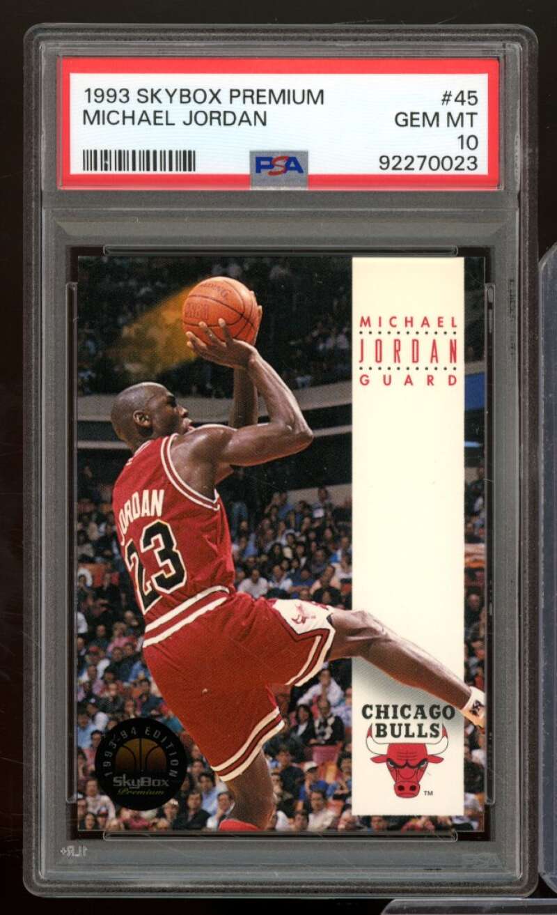 Michael Jordan Card 1993-94 SkyBox Premium #45 PSA 10 Image 1