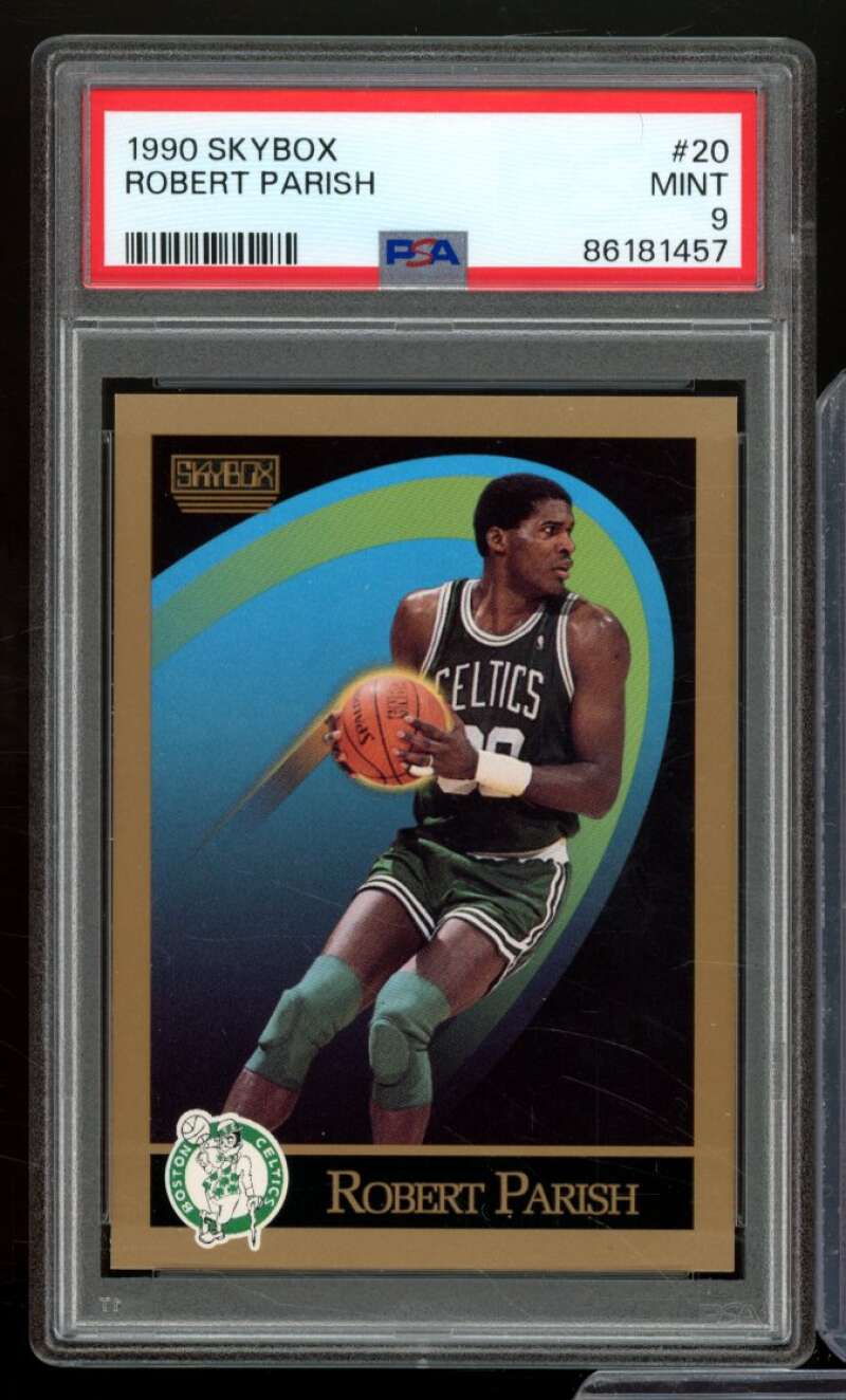 Robert Parish Card 1990-91 Skybox #20 PSA 9 Image 1