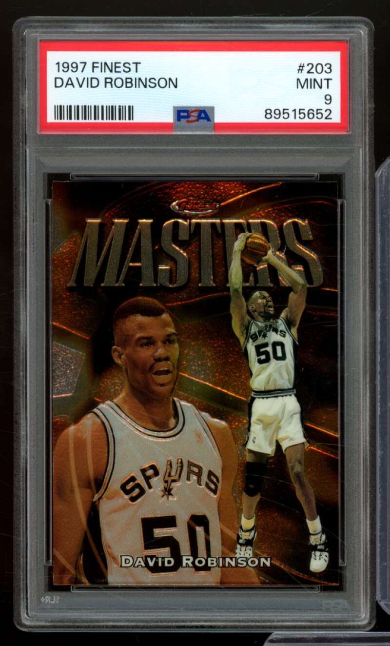 David Robinson Card 1997-98 Finest #203 PSA 9 Image 1