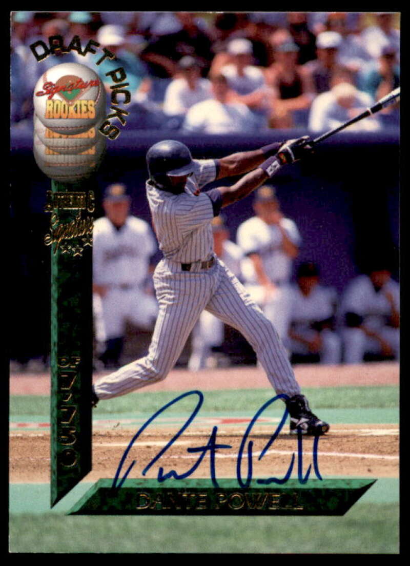 Dante Powell Rookie Card 1994 Signature Rookies Draft Picks Signatures #22  Image 1
