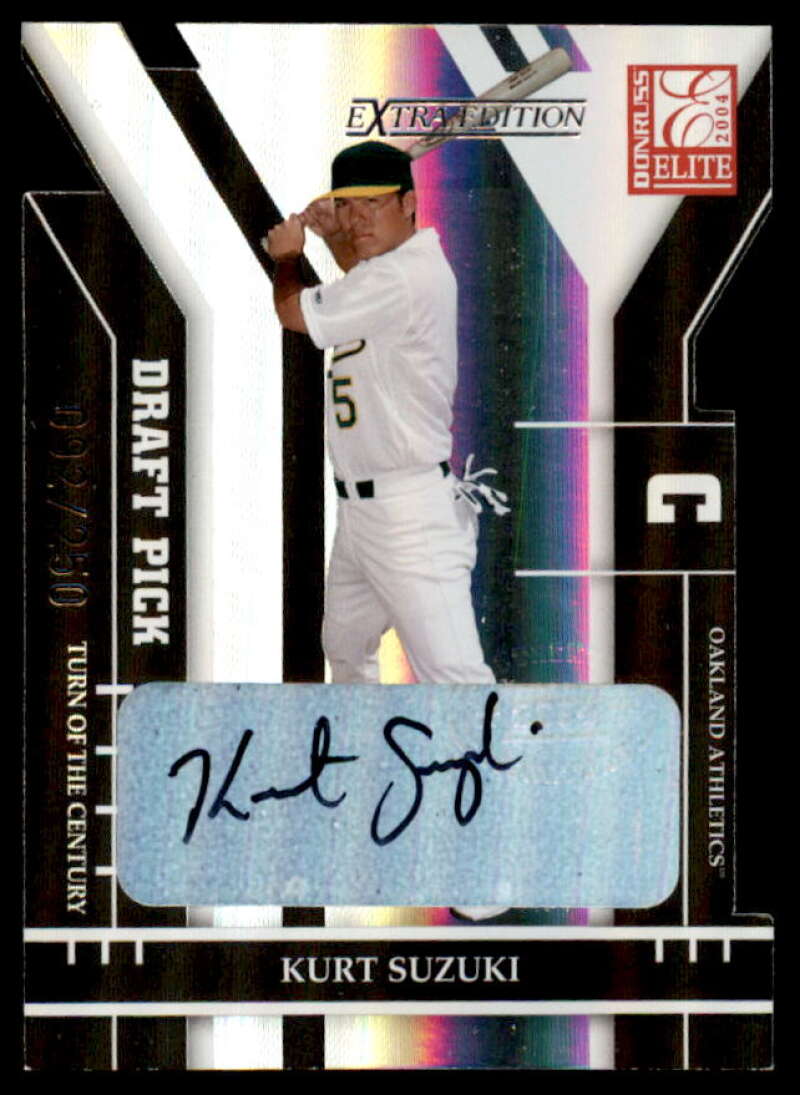 Kurt Suzuki 2004 Donruss Elite Extra Edition Signature Turn of the Century #336  Image 1