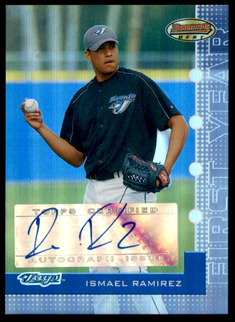 Ismael Ramirez FY AU Rookie Card 2005 Bowman's Best Silver #115  Image 1