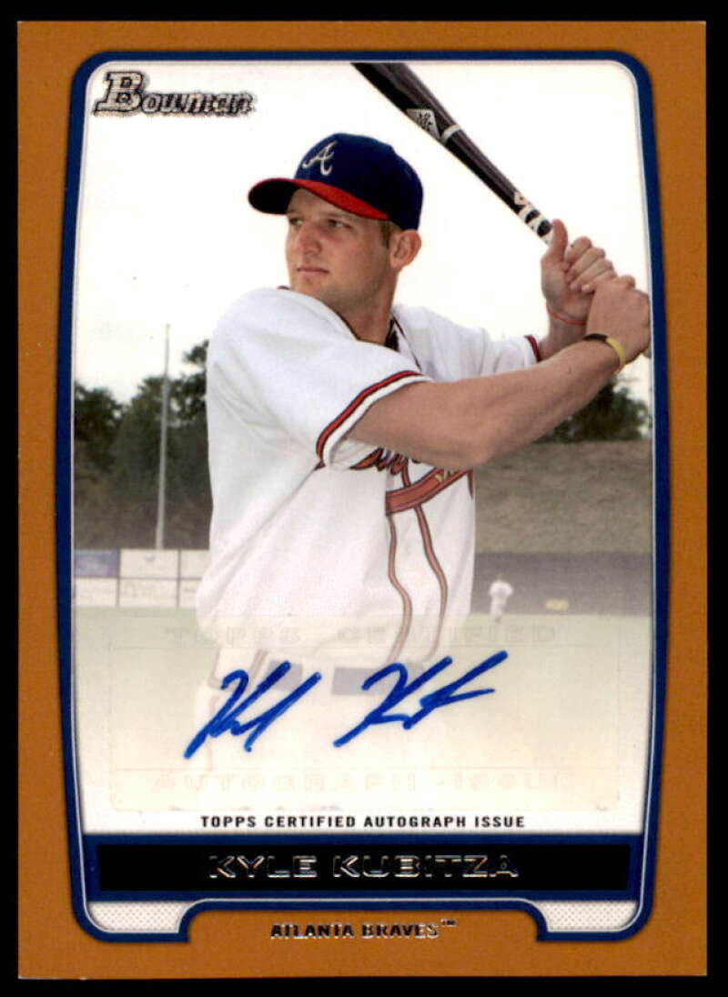 Kyle Kubitza Rookie Card 2012 Bowman Prospect Autographs Orange #KK  Image 1