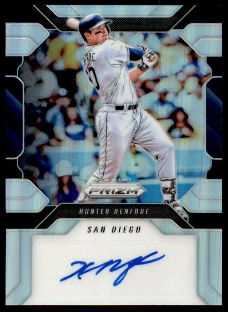 Hunter Renfroe Rookie Card 2017 Panini Prizm Autographs #16  Image 1