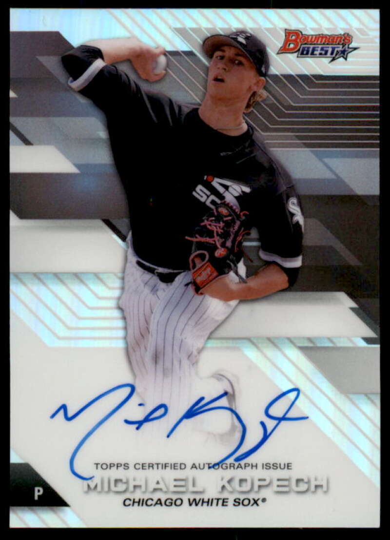 Michael Kopech 2017 Bowman's Best Best of '17 Autographs Refractors #B17MKO  Image 1