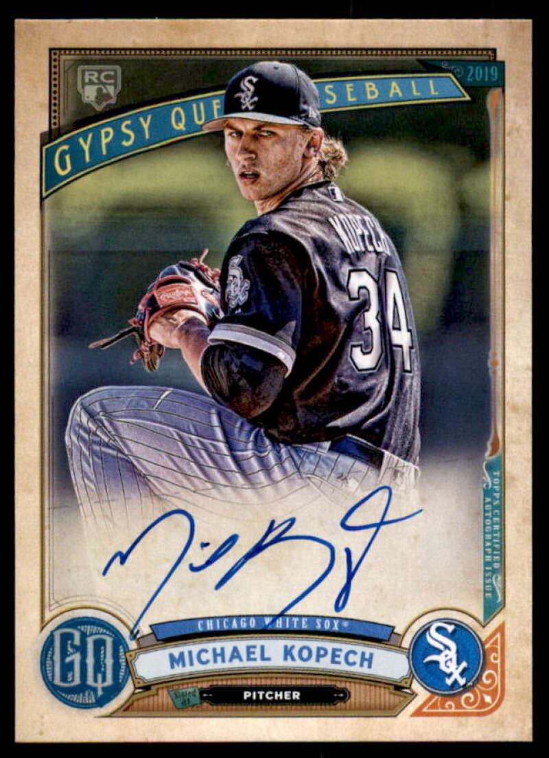 Michael Kopech Rookie Card 2019 Topps Gypsy Queen Autographs #GQAMK  Image 1