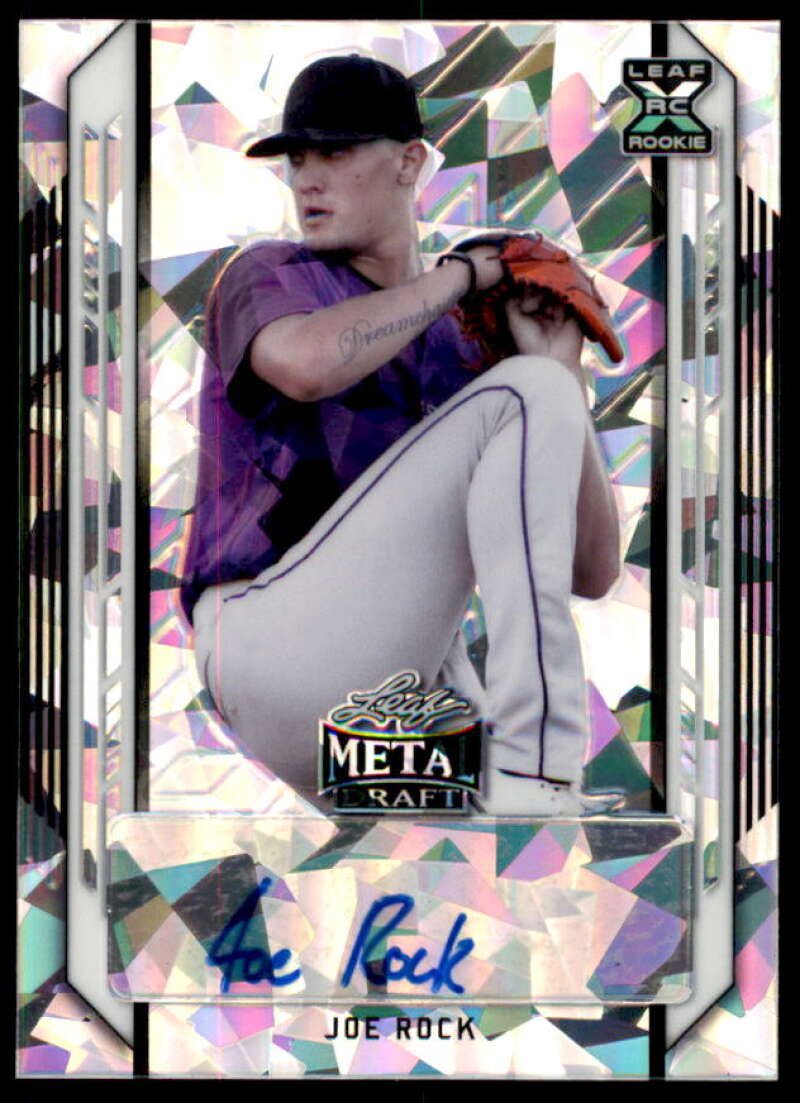 Joe Rock Rookie Card 2021 Leaf Metal Draft Crystals #BAJR1  Image 1