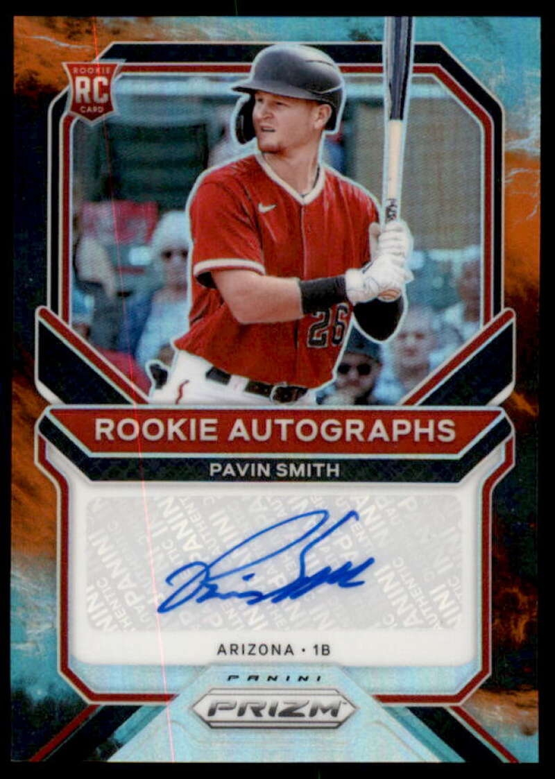 Pavin Smith Rookie 2021 Panini Prizm Rookie Autographs Prizms Carolina Blue #70  Image 1