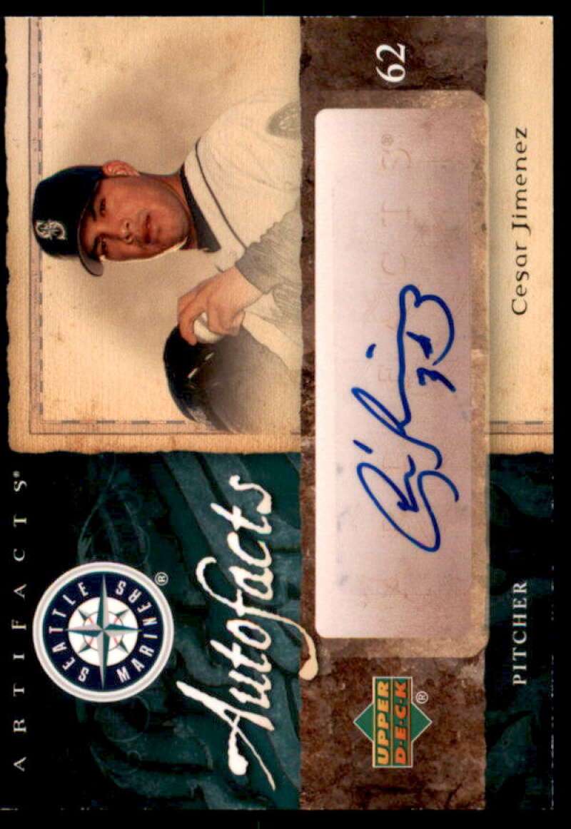 Cesar Jimenez Rookie Card 2007 Artifacts Autofacts #CJ  Image 1