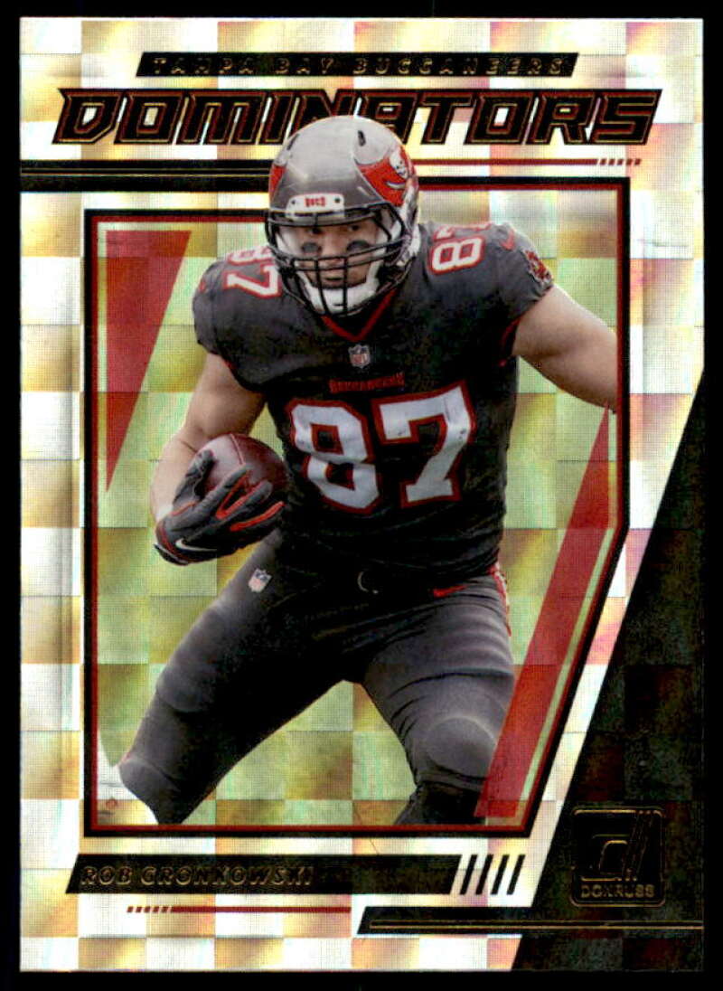 Rob Gronkowski Card 2021 Donruss Dominators #32  Image 1