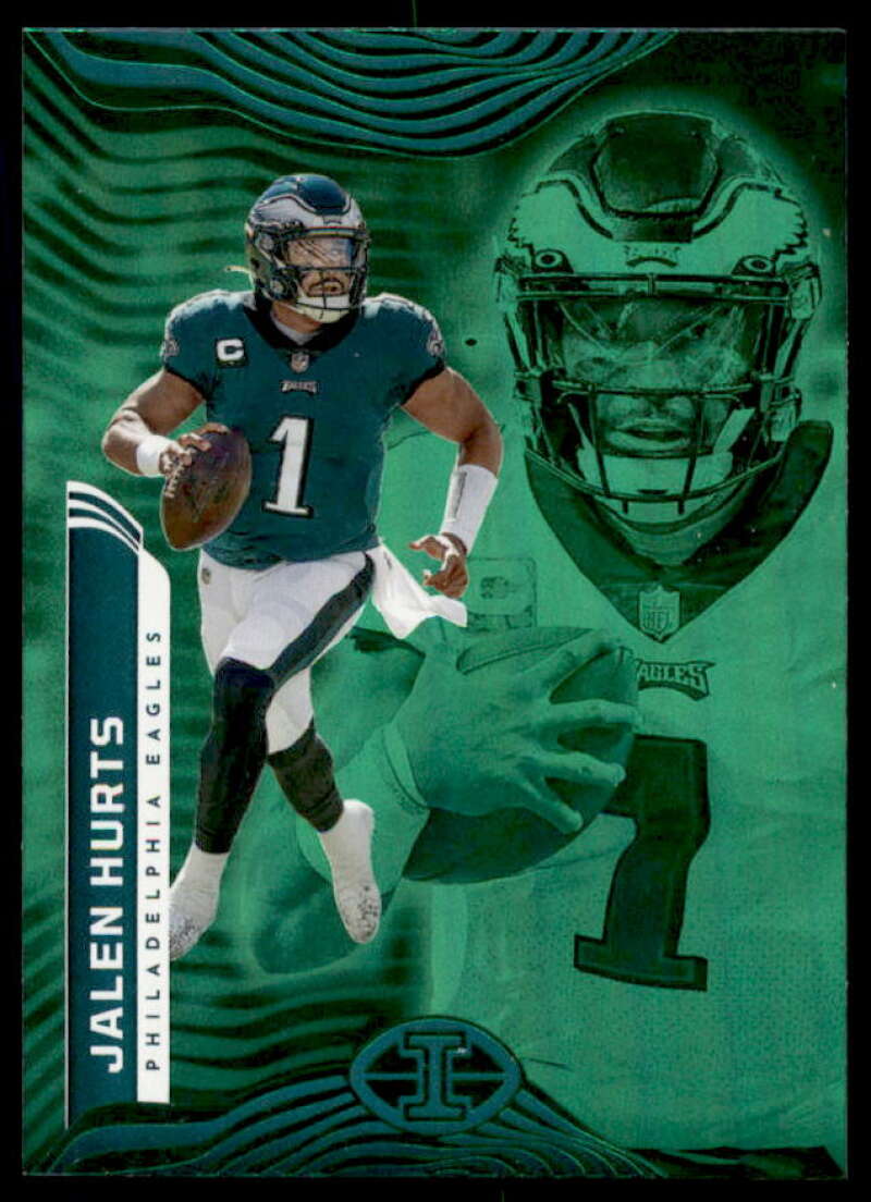 Jalen Hurts Card 2022 Panini Illusions Emerald #79  Image 1