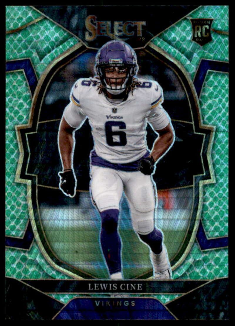 Lewis Cine Rookie Card 2022 Select Prizm Dragon Scale #52  Image 1