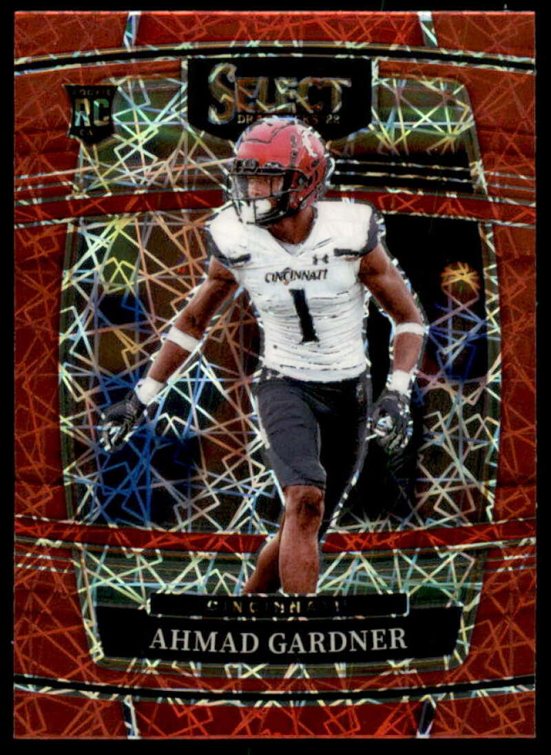 Ahmad Gardner Rookie Card 2022 Select Draft Picks Prizms Red Lazer #54  Image 1