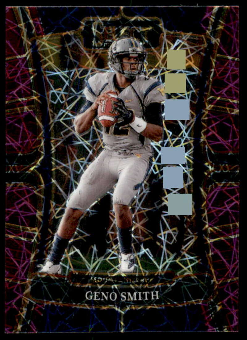 Geno Smith Card 2023 Select Draft Picks Prizms Purple Lazer #33  Image 1