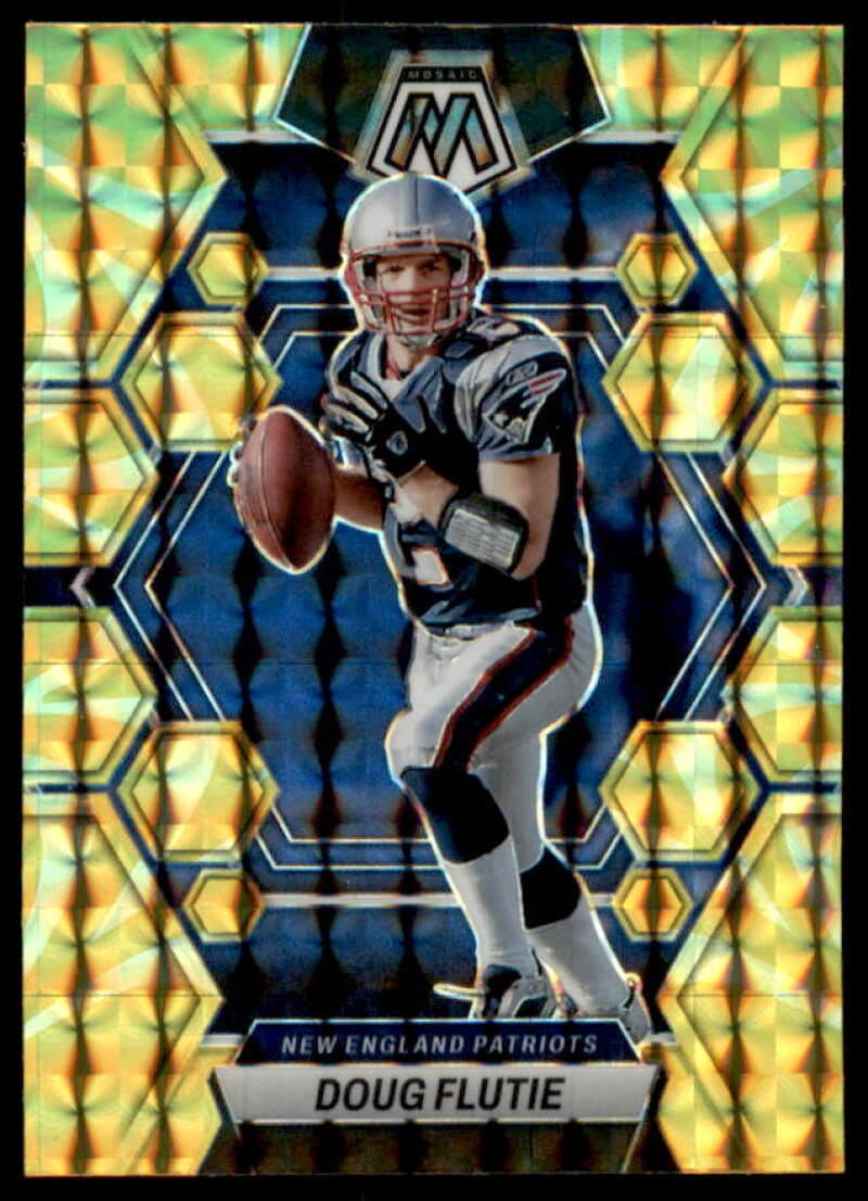 Doug Flutie Card 2023 Panini Mosaic Mosaic Reactive Yellow #165  Image 1