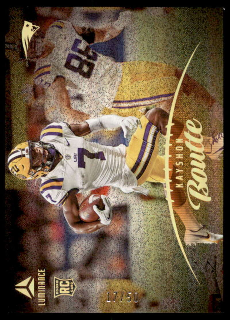 Kayshon Boutte Rookie Card 2023 Panini Luminance Orange #189  Image 1