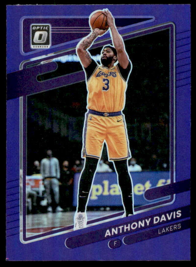 Anthony Davis Card 2021-22 Donruss Optic Purple #133  Image 1