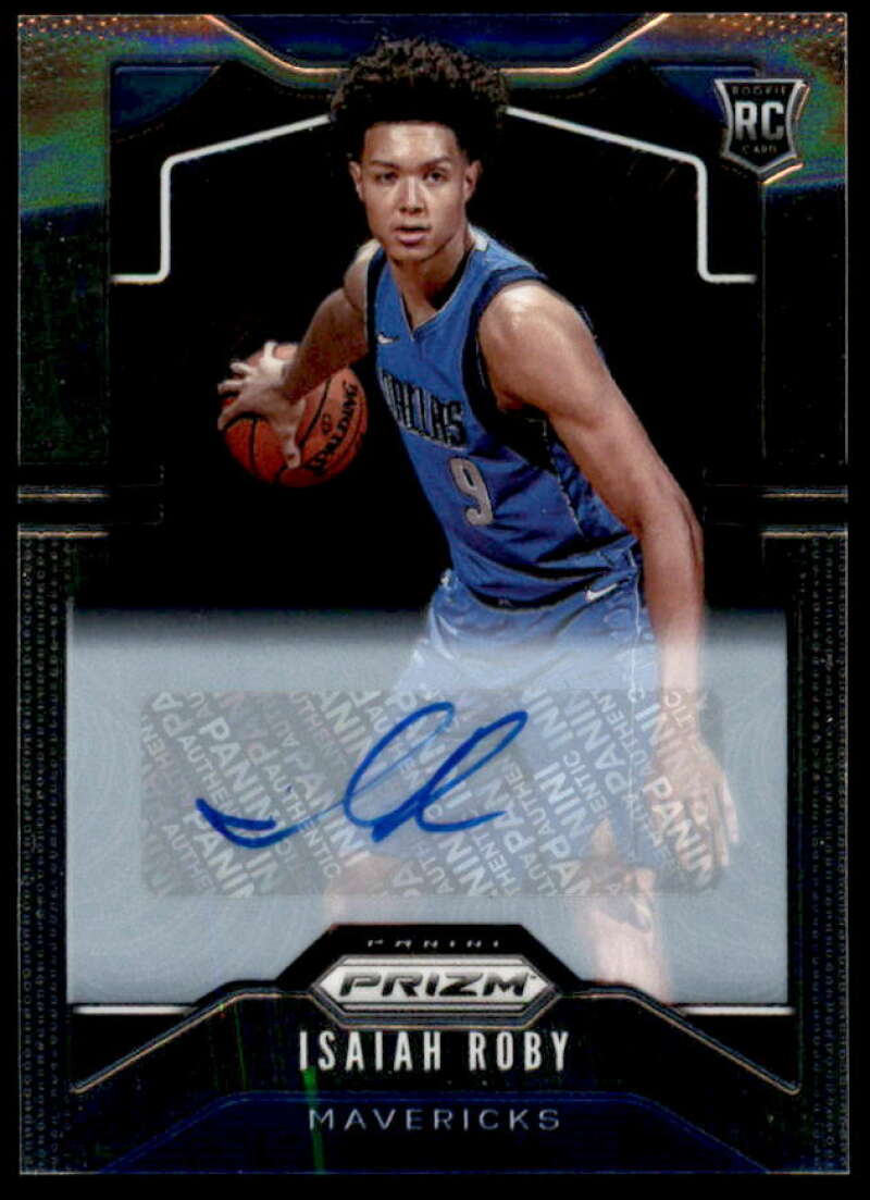 Isaiah Roby Rookie Card 2019-20 Panini Prizm Signatures #283  Image 1