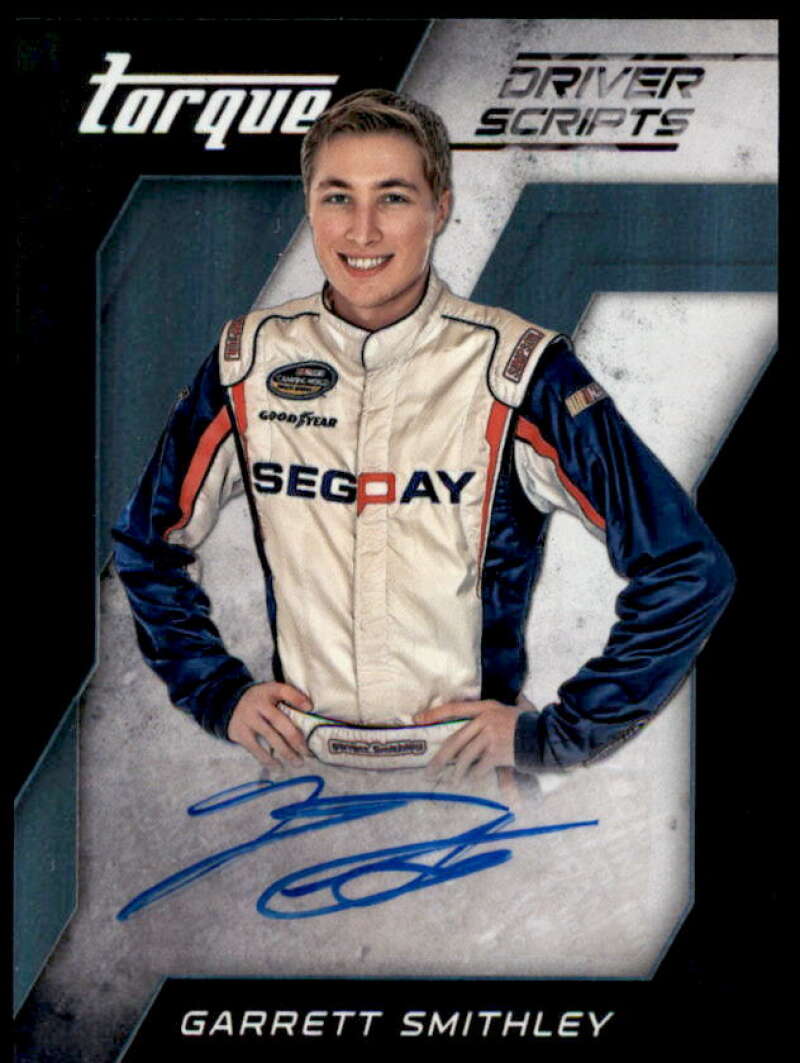 Garrett Smithley Card 2016 Panini Torque Driver Scripts #1  Image 1