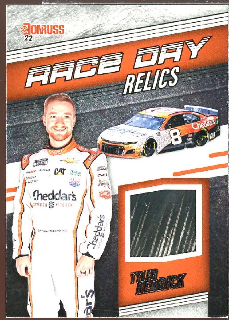 Tyler Reddick Card 2022 Donruss Race Day Relics #49  Image 1