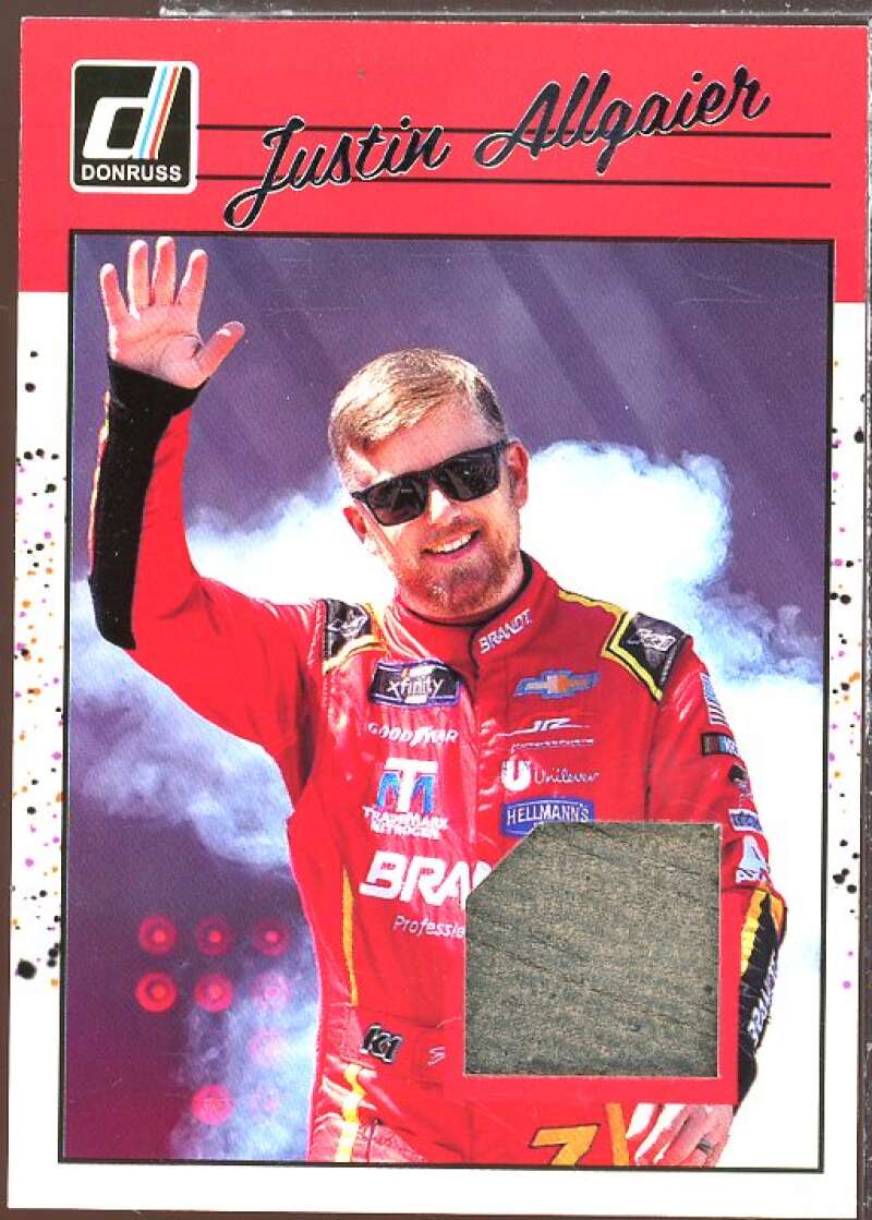 Justin Allgaier Card 2023 Donruss Retro '90 Relics #36  Image 1