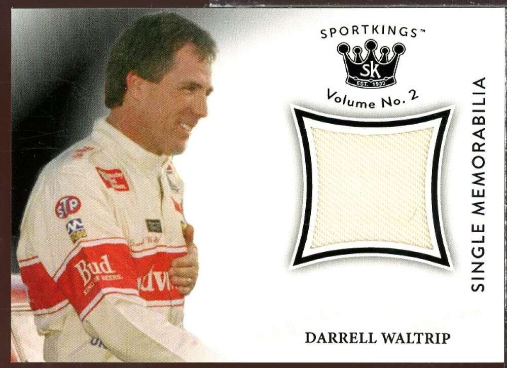 Darrell Waltrip Card 2021 Sportkings Volume 2 Race Worn Materials #SM-DW  Image 1