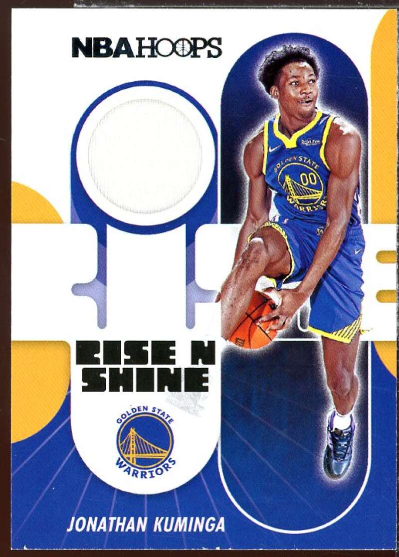 Jonathan Kuminga Rookie Card 2021-22 Hoops Rise N Shine Memorabilia #23  Image 1