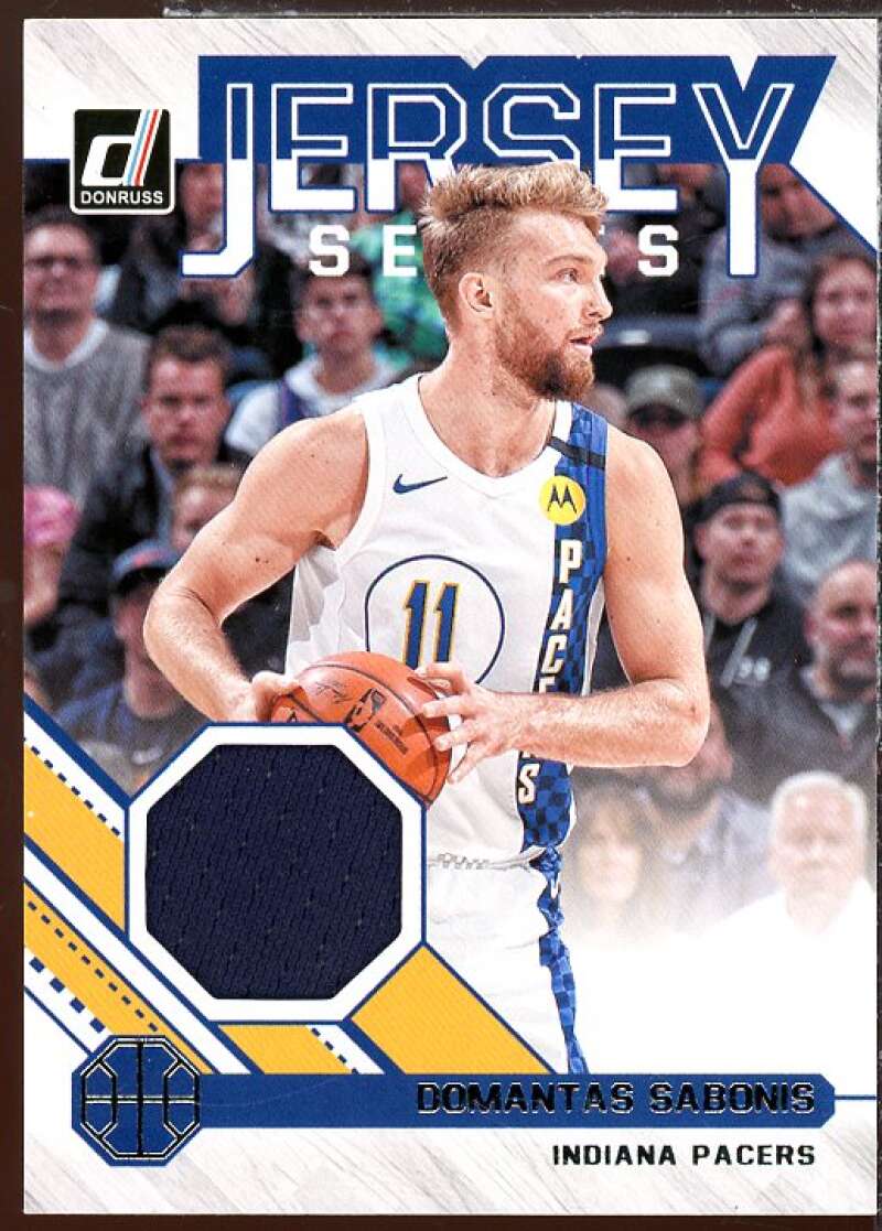 Domantas Sabonis Card 2020-21 Donruss Jersey Series #9  Image 1