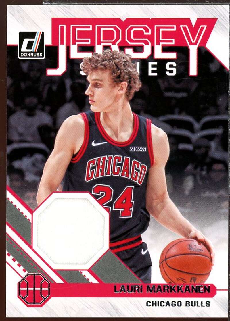 Lauri Markkanen Card 2020-21 Donruss Jersey Series #11  Image 1