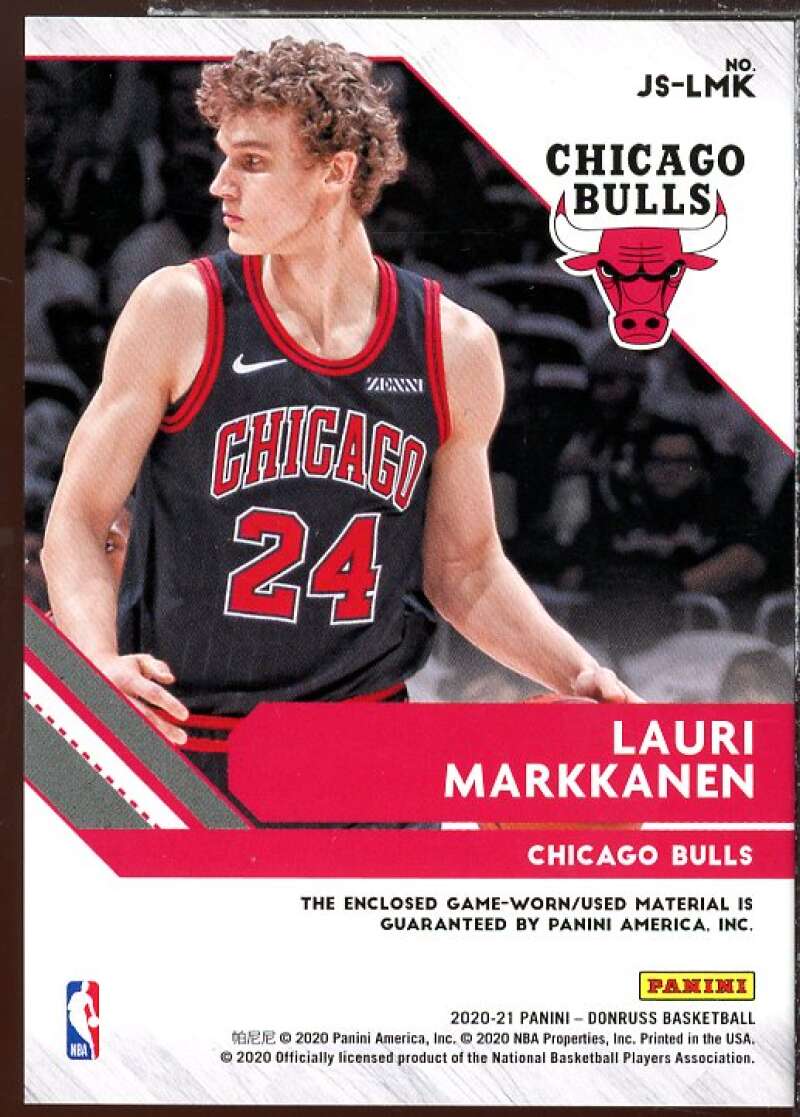 Lauri Markkanen Card 2020-21 Donruss Jersey Series #11  Image 2