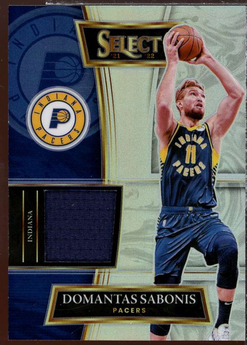 Domantas Sabonis Card 2021-22 Select Selective Swatches #29  Image 1