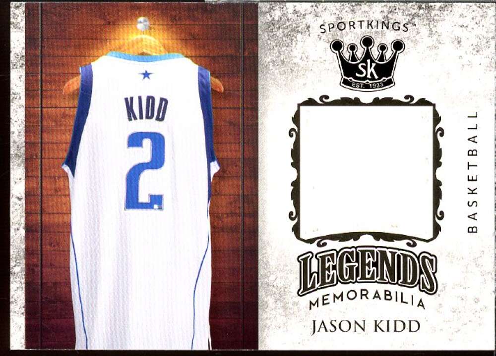 Jason Kidd Materials Card 2018 Sportkings Volume 2 #LSM-7  Image 1