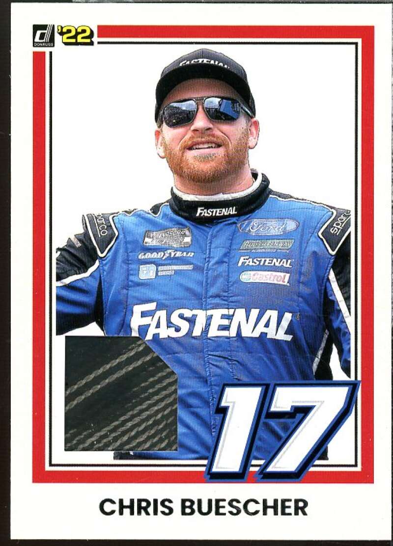 Chris Buescher Card 2022 Donruss Retro '81 Relics #12  Image 1