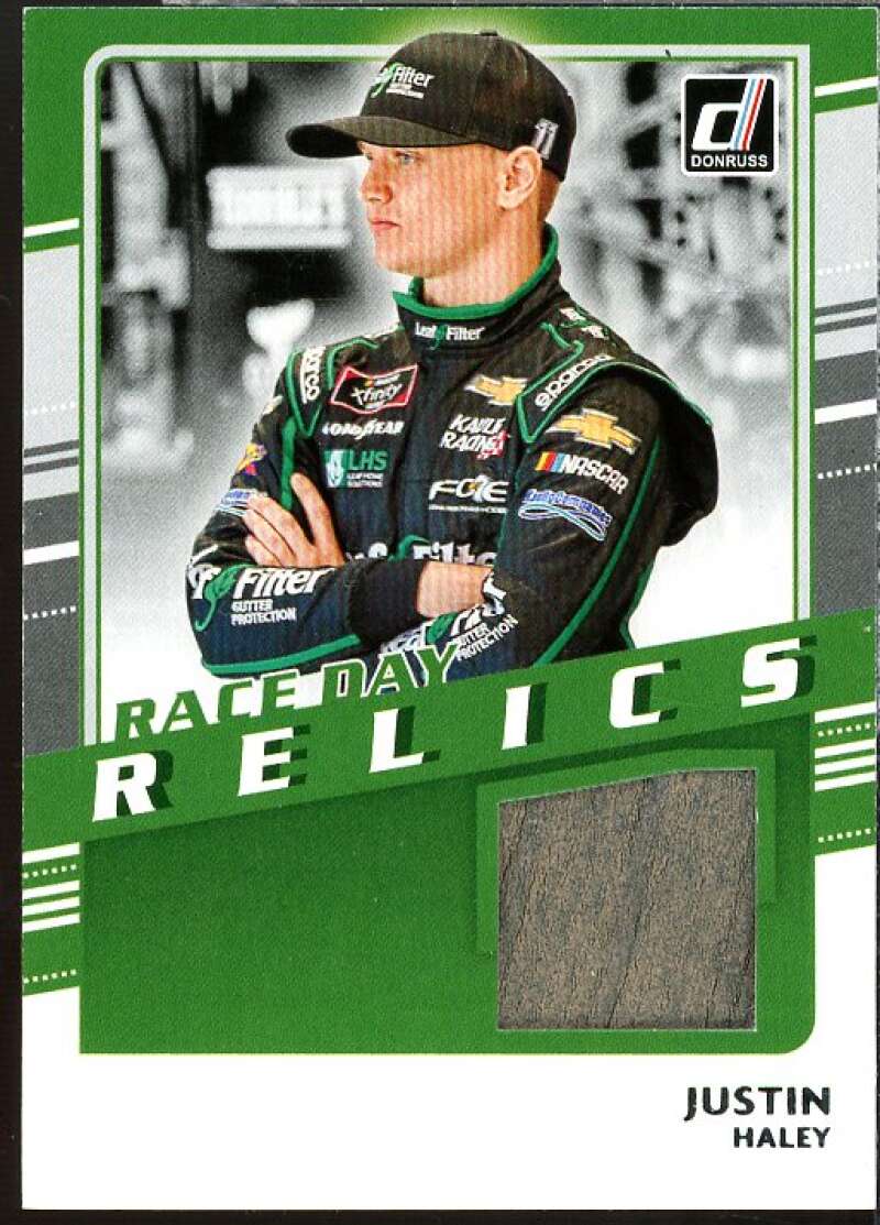 Justin Haley Card 2021 Donruss Race Day Relics #26  Image 1