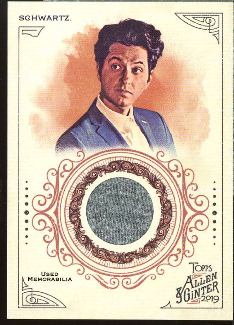 Ben Schwartz Card 2019 Topps Allen and Ginter Relics #FSRABS  Image 1