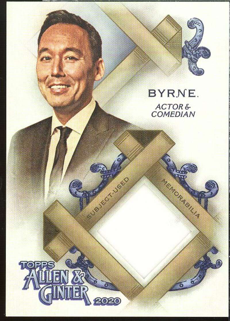 Steve Byrne Card 2020 Topps Allen and Ginter Relics #FSRASB  Image 1