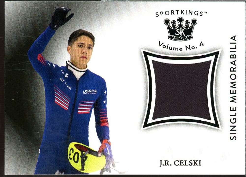 Memorabilia J.R. Celski Card Sportkings Volume 4 Memorabilia #SM-JRC  Image 1