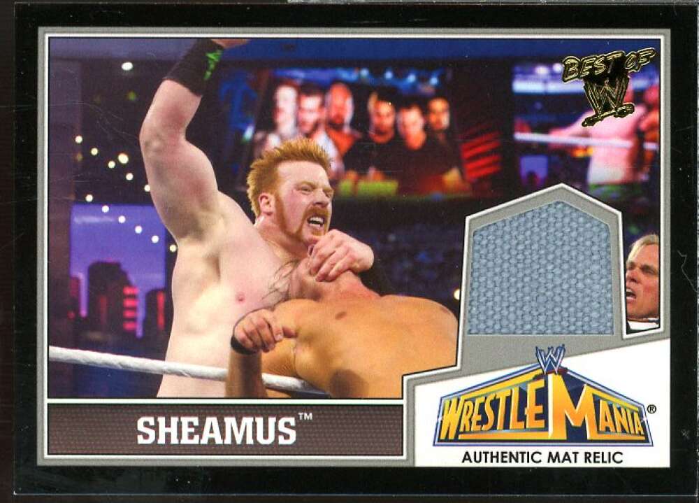 Sheamus Card 2013 Topps Best of WWE WrestleMania 29 Mat Relics #NNO  Image 1