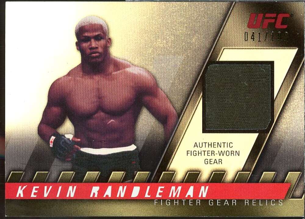 Kevin Randleman Card 2010 Topps UFC Knockout Fighter Gear Relics #FGKR  Image 1