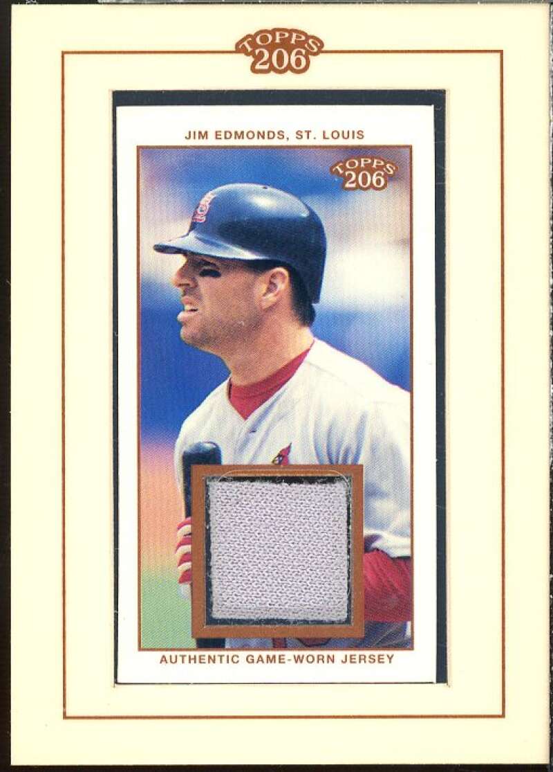 Jim Edmonds Jsy Card 2002 Topps 206 Relics #JE1  Image 1
