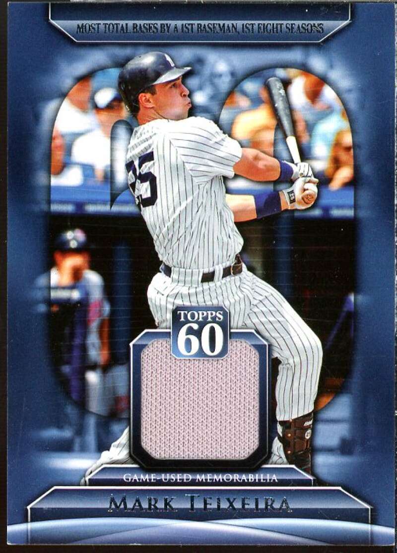 Mark Teixeira Card 2011 Topps 60 Relics #MT  Image 1