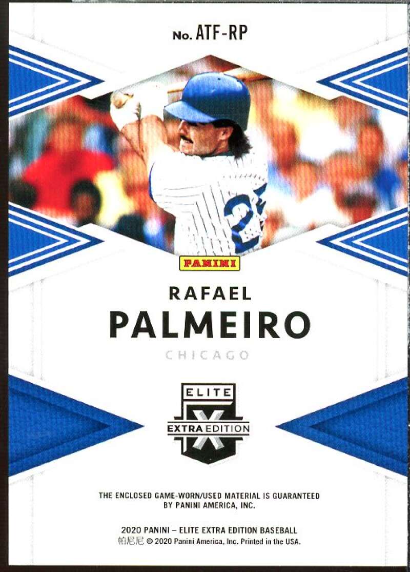 Rafael Palmeiro Card 2020 Elite Extra Edition All-Time First Round Materials #6  Image 2